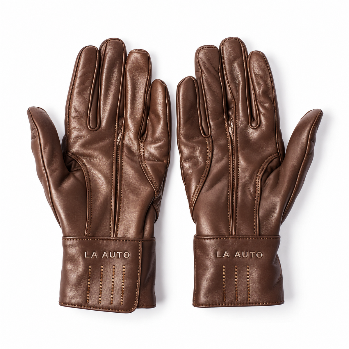 LA AUTO Classic Brown Driving Gloves