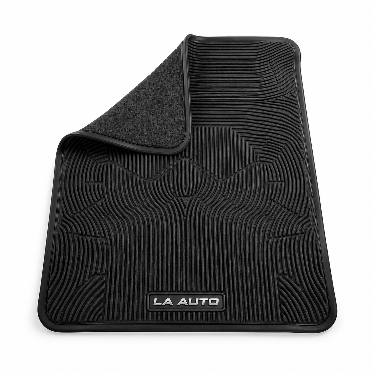 LA AUTO Black Car Floor Mat